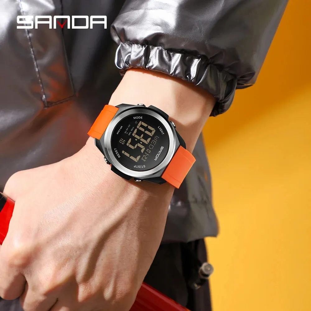 Smart Wristwatch Sanda Smart Watch Review Sanda Quality Digital Sports Wristwatch – LED Backlight