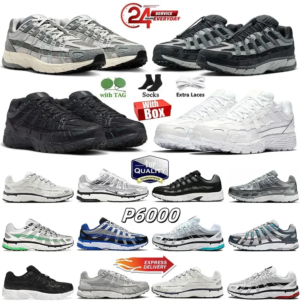 P6000 Box With Box Designer P6000 Men Women Sneakers Metallic... From ...