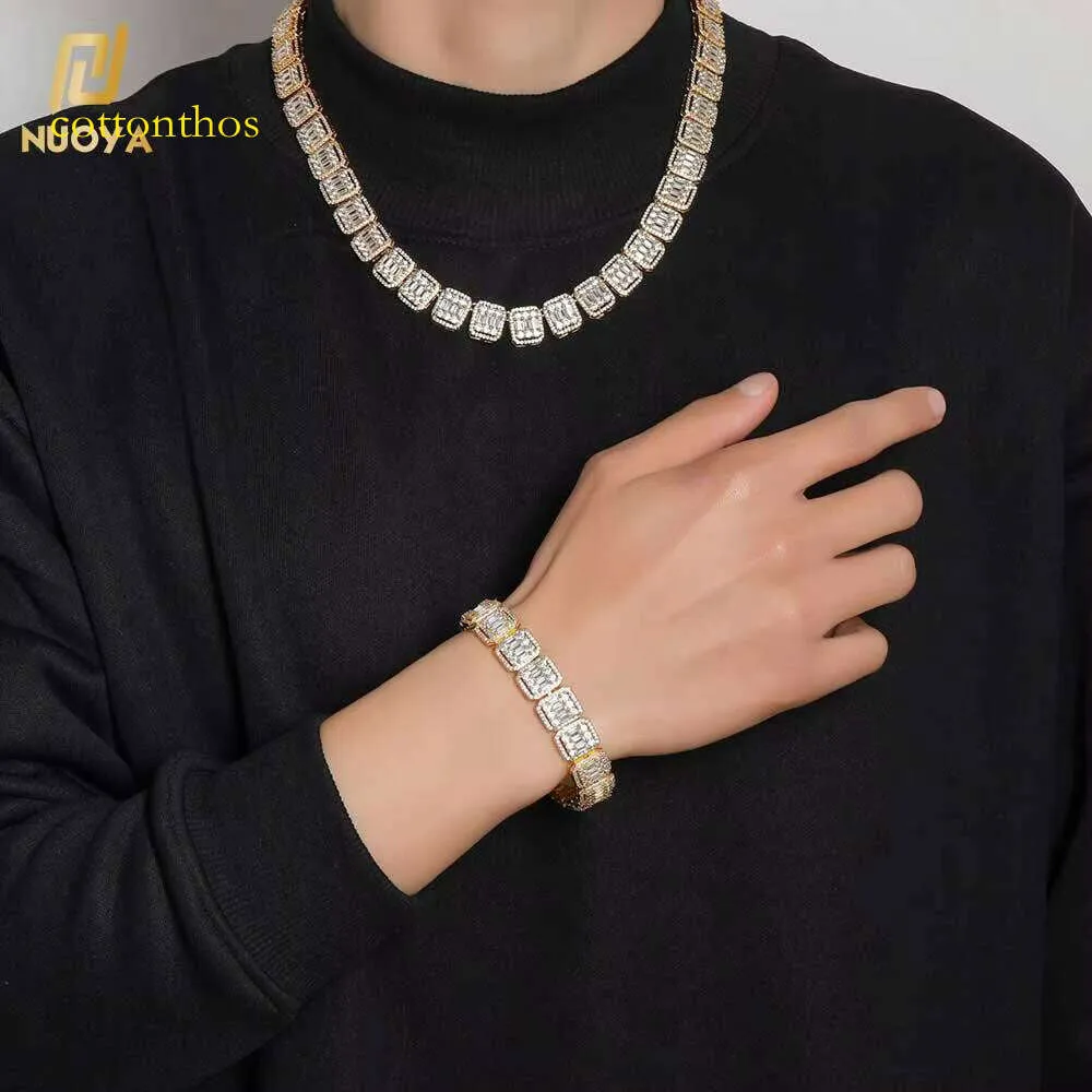 Hip Hop Jewelry Clustered Tennis Chains With Zircon... From Cottonthos ...