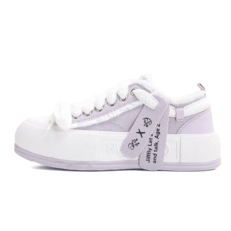 Jiffflyx Q.VONTON Women's Shoes 2025 New Casual Low-Top Thick-Soled Sne_voghion.com