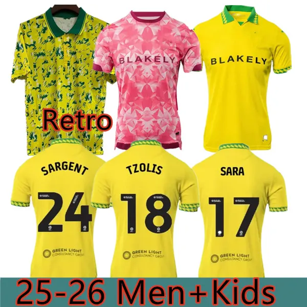 Norwich Cities Soccer Jersey 2025 2026 Home Away From Smyh88888