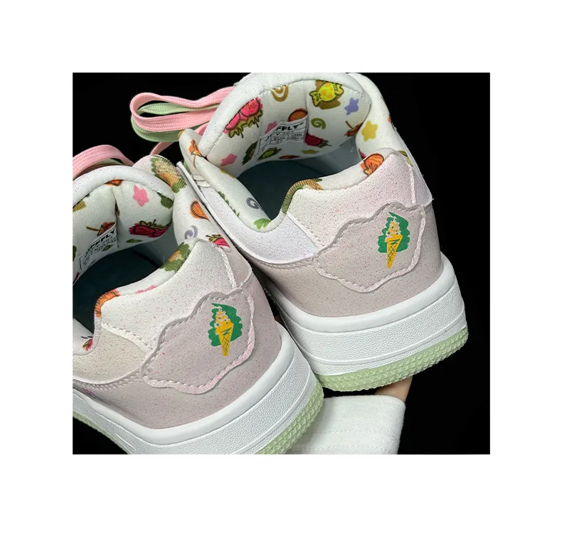 Jifffly Women's Skateboard Summer 2025; Versatile Teenagers And Students; Thick-soled Sports Shoes For Height_desvips.com