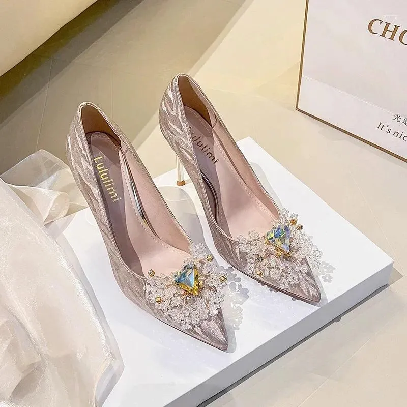 champagne color women's dress shoes Champagne Champagne Satin Ankle Strap High Heels