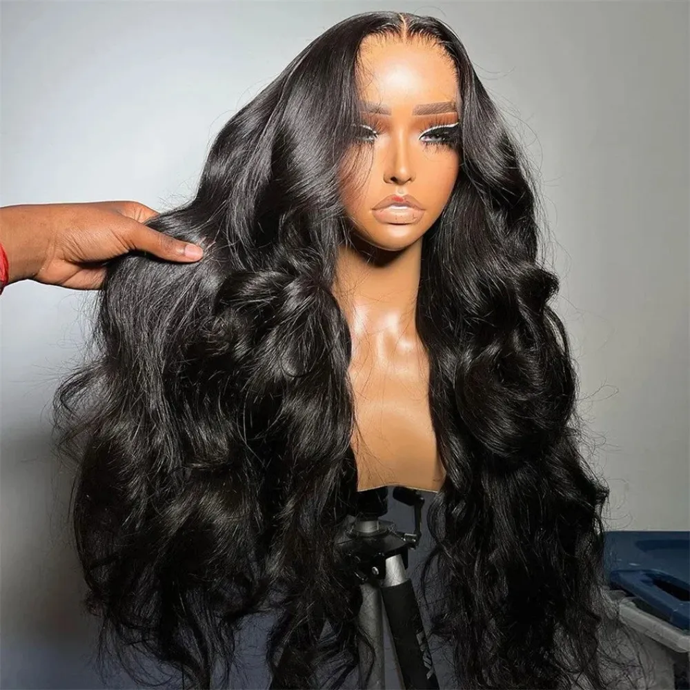 36 Inch Body Wave Lace Front Wig, 13x4 HD Transparent  display picture 3