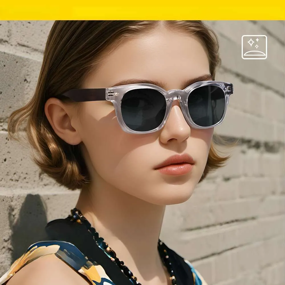 Lunettes De Soleil Polarisées Homme UV400 - Monture Aviateur Métal Noir - Neuf Avec étiquettes