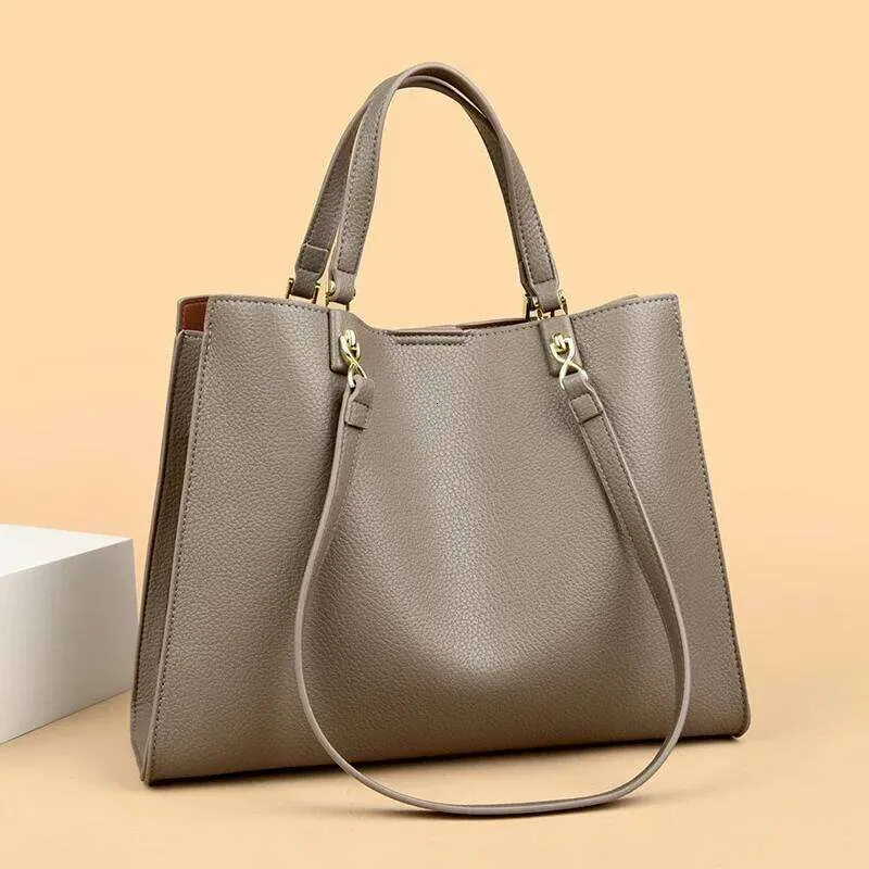 Borsa A Tracolla Donna In Similpelle Vintage - Piccola, Elegante, 28x18x9 Cm, Per Lavoro E Tempo Libero