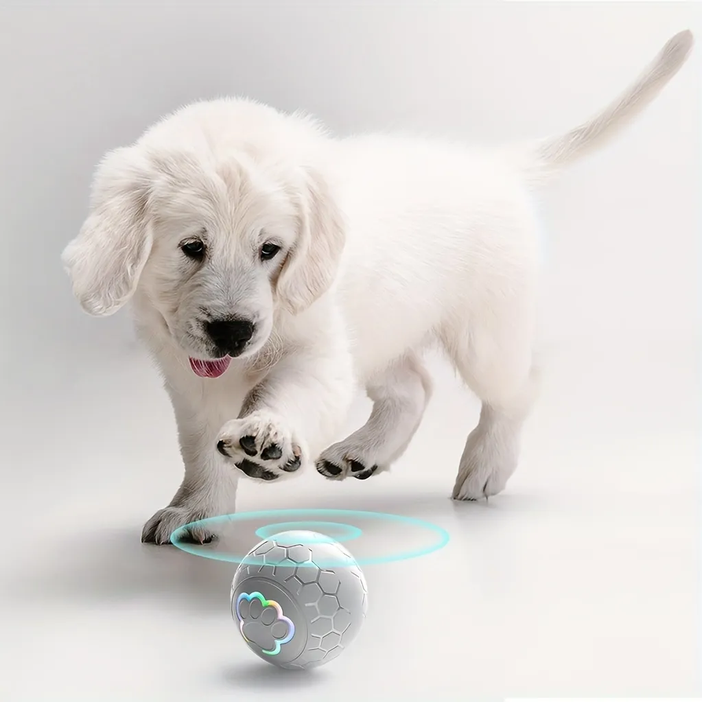Smart Interactive Bouncing Toy Ball For Cats With Rgb Lights_voghion.com