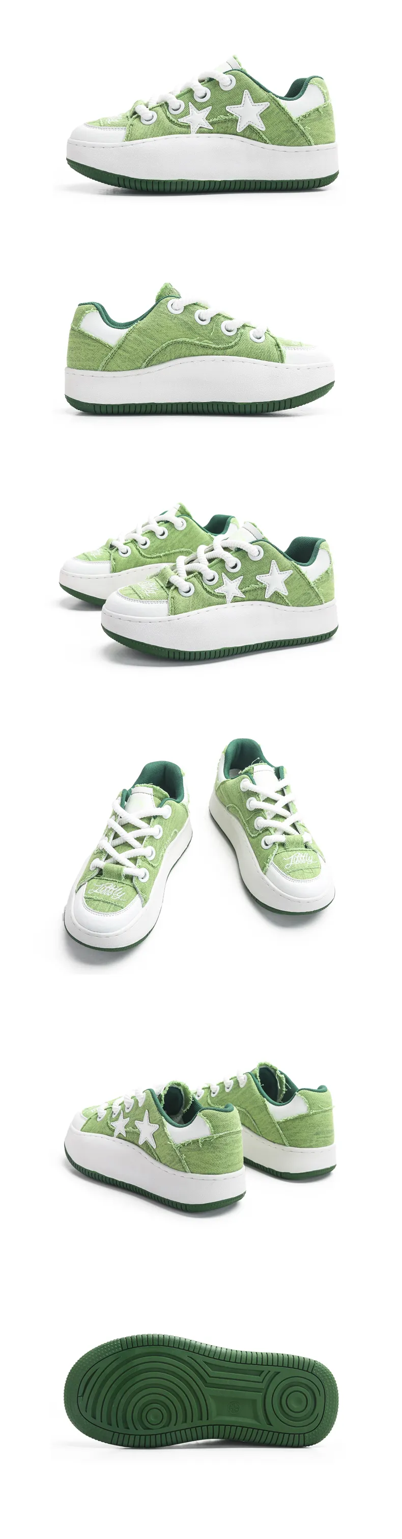 Jifffly Women's Skateboard Summer 2025, Versatile Casual Canvas For Women, Retro Star Shoes_voghion.com