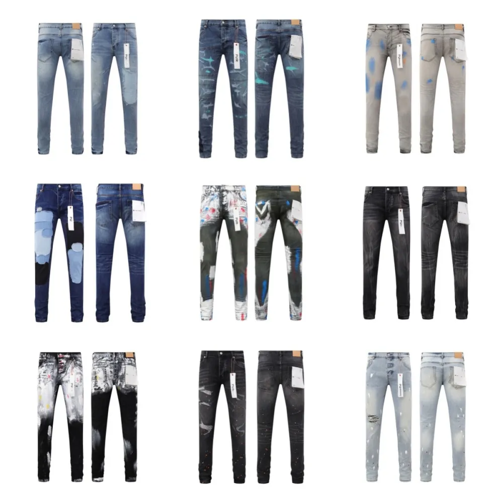 Jeans De Mezclilla Para Hombres Pantalones De Motocicleta Recta