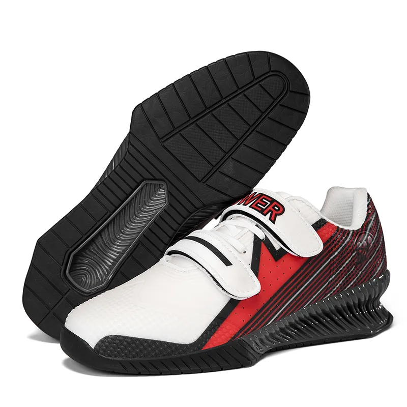 Weightlifting Shoes Flat Hard Sole Shoes PRx800 Wider Toe Box