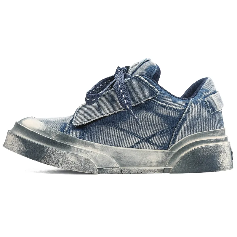 Jifffly Men's 2025 Summer New Retro Worn-out Skate Couple Versatile High-value Sports Shoes_voghion.com