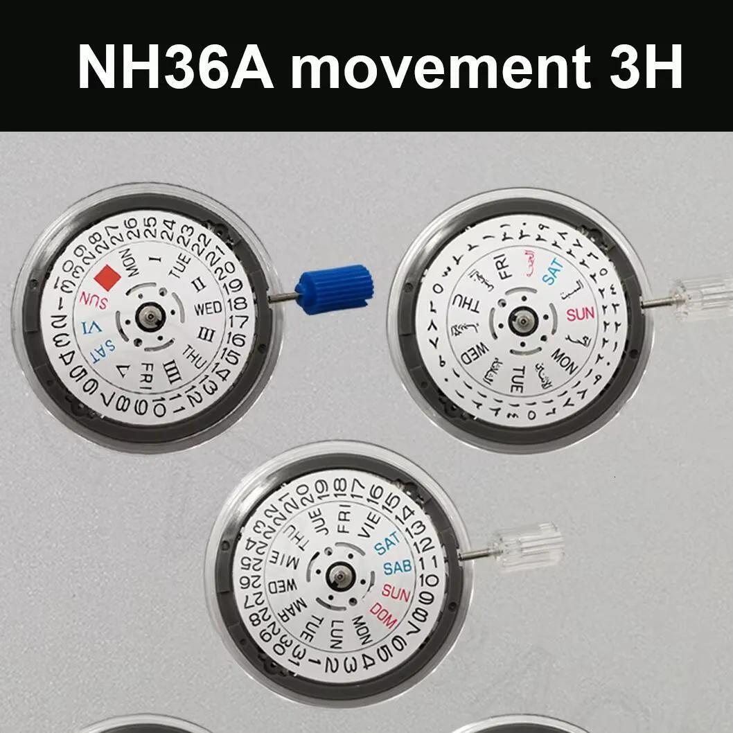 28.5mm Watch Dial For Seiko NH35 / NH36 / NH36A Movements - 3.0 & 3.8 Crown Positions (Luminous)