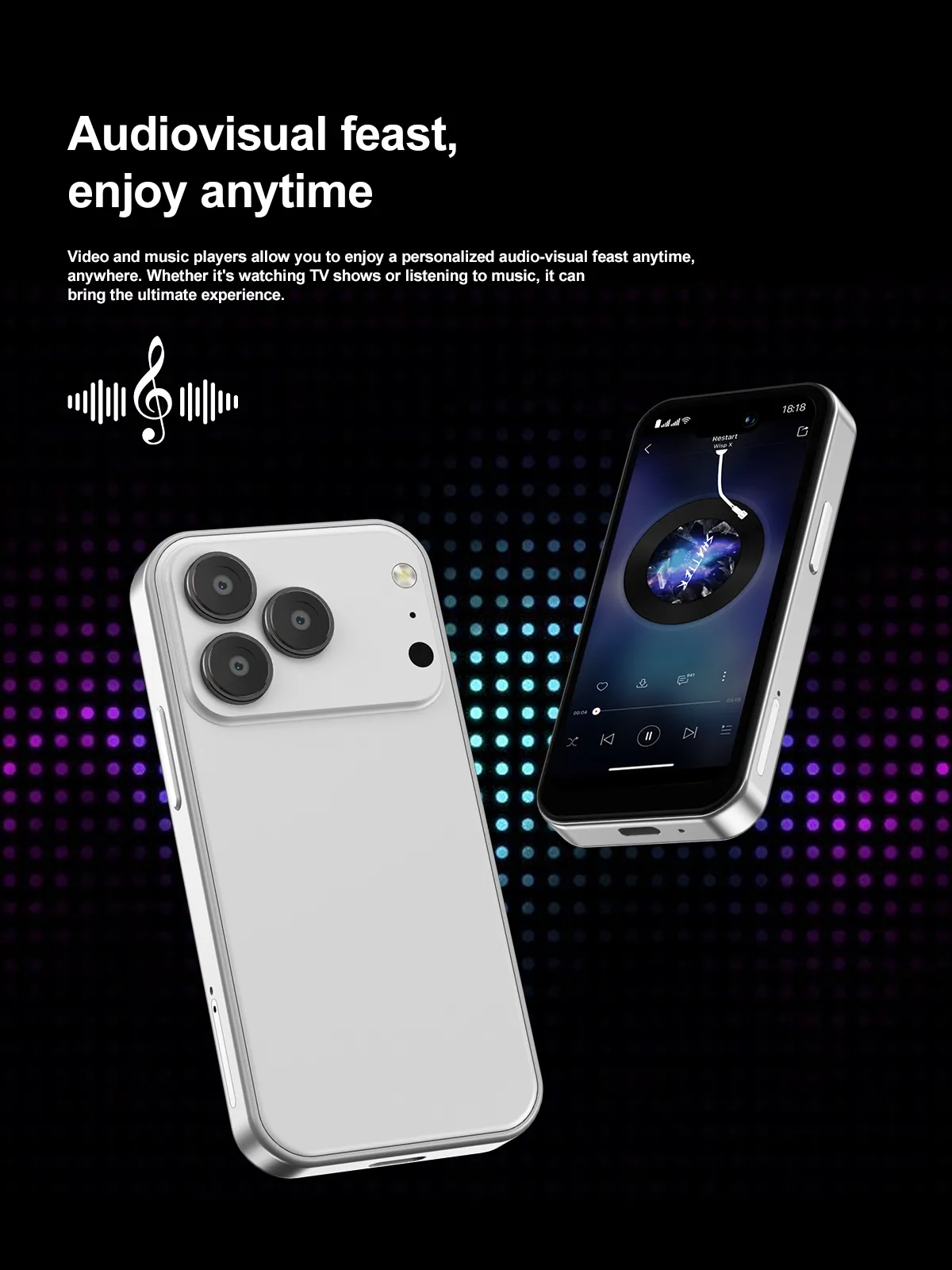 Supper Mini 17Pro Max 3G Small Smartphone Android System 1GB+16GB