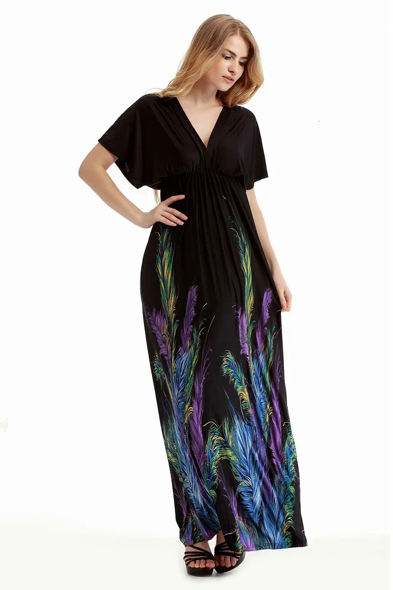 Plus Size Ice Silk vacation maxi dress with Long Skirt - Perfect for Casual Vacations Plus Size Ice Silk vacation maxi dress with Long Skirt - Perfect for Casual Vacations