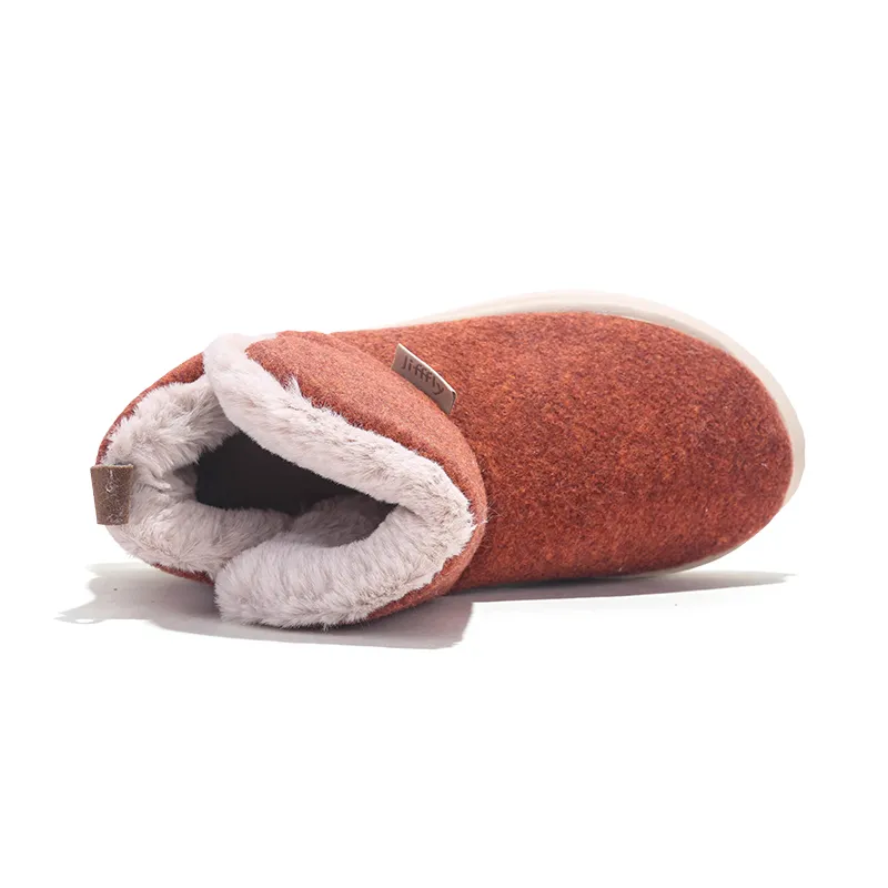 Jifffly 2025 New Fashionable Multi Functional Thickened Warm Short With Fur Lining Winter Snow Designer Shoes Leather_voghion.com