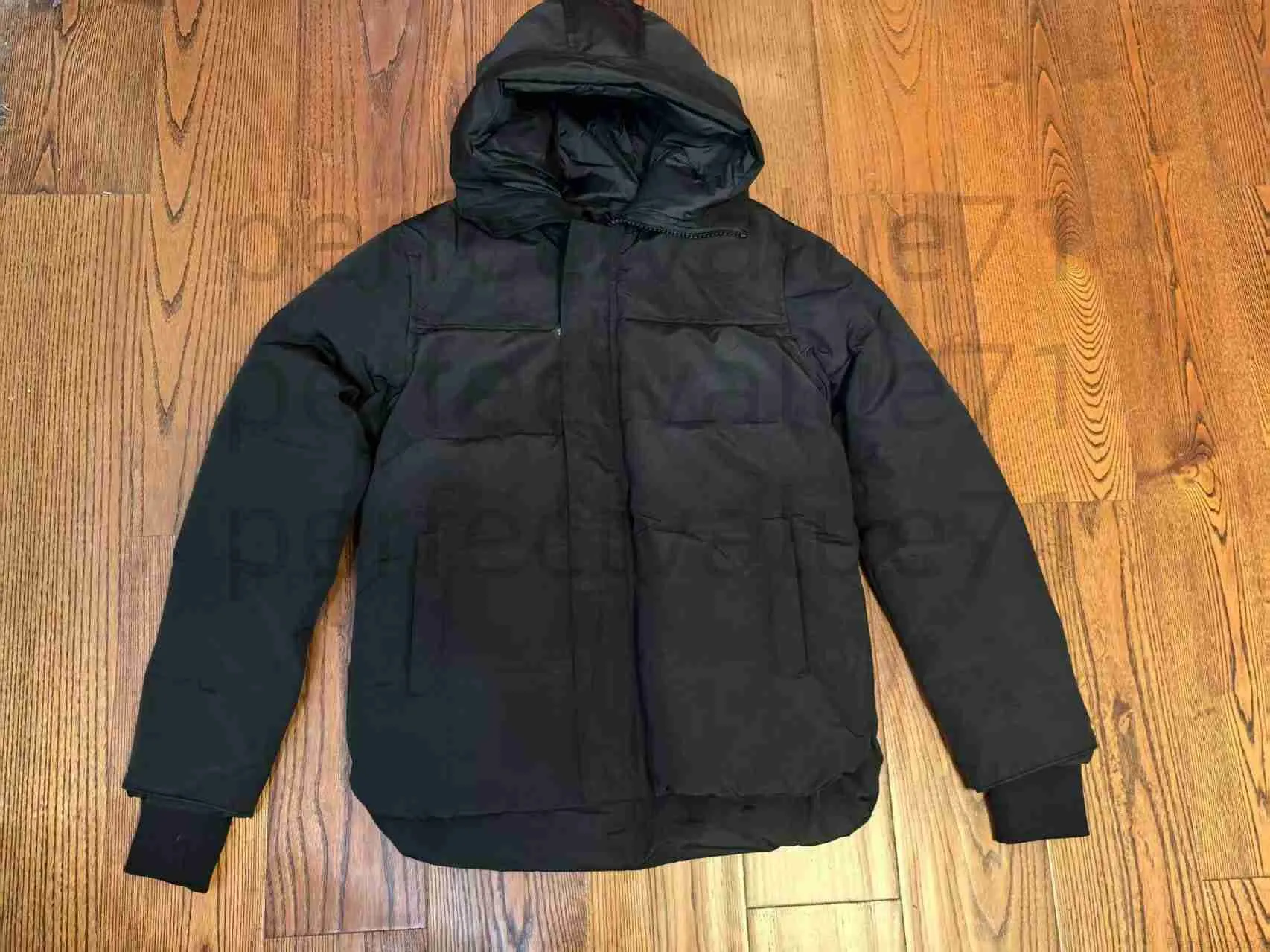 Winter Goose Chaquetas Fur Hooded Leather Canadass Winter Down