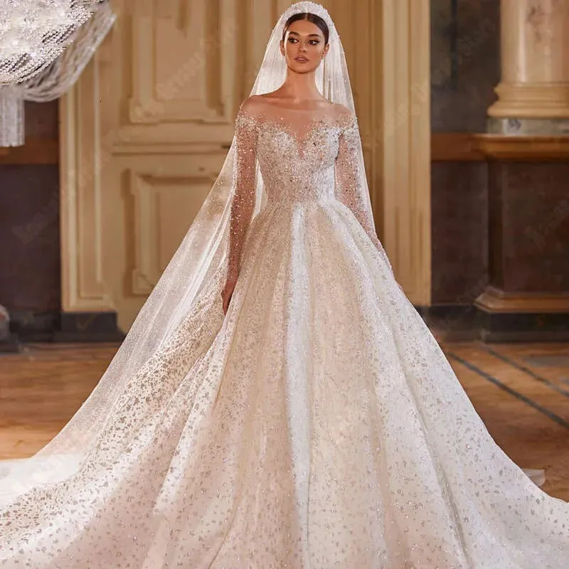 glitter wedding reception dress 25 Sparkly Wedding Dresses That Captivate
