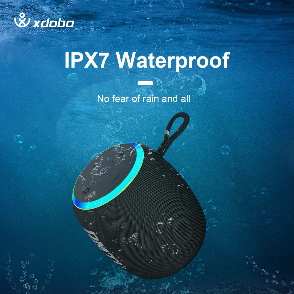 XDOBO Original Genuine Portable Wireless High Definition Sound Quality TWS Series Full Range Bass Waterproof Outdoor_voghion.com