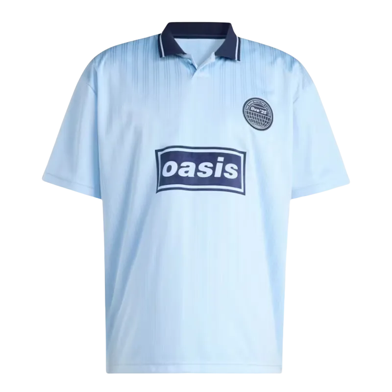 Oasis Jersey Jacquard Soccer Jersey Black 25/26 Tour, Oasis