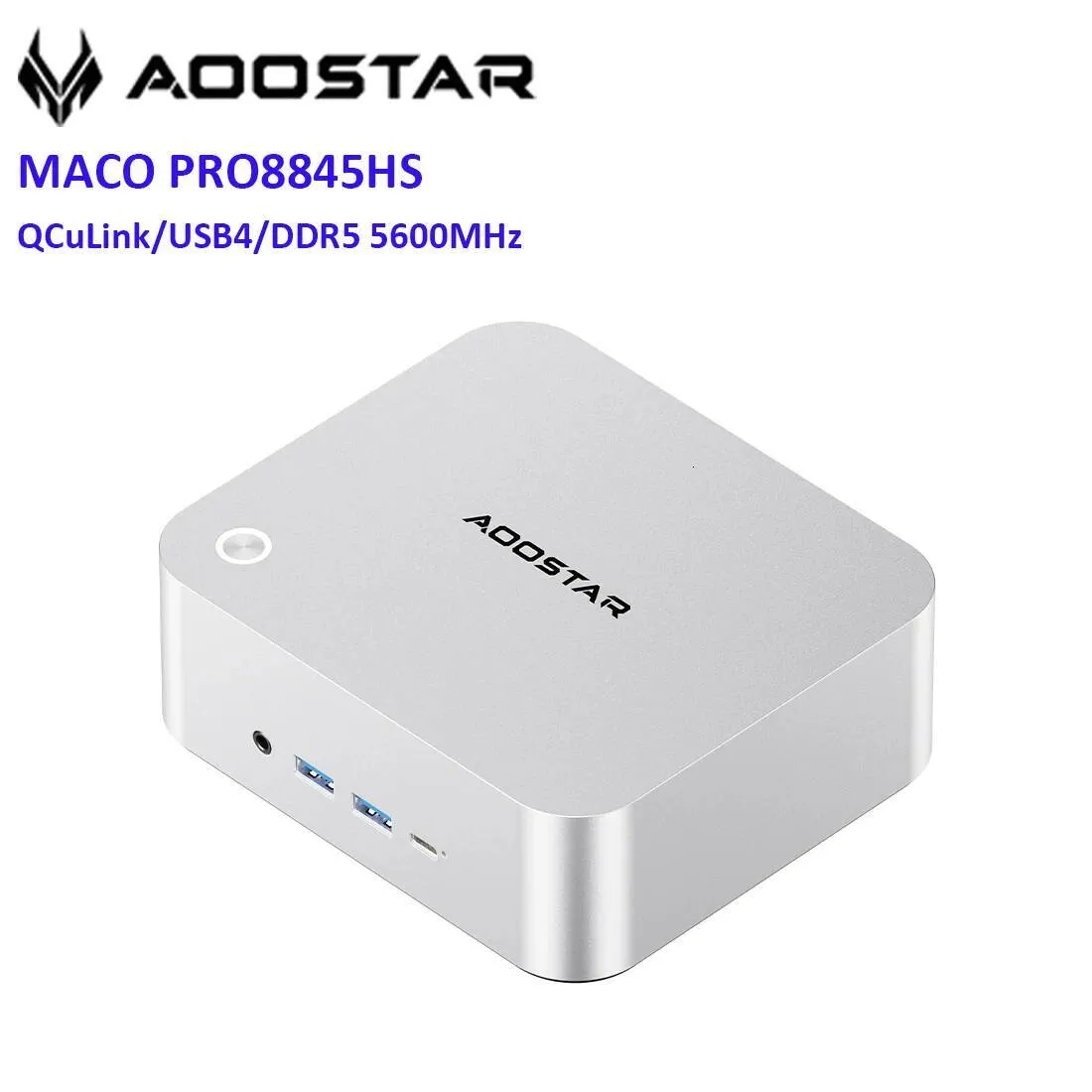 ☆ DHgate AOOSTAR MACO 미니 PC AMD Ryzen 7 PRO 8845HS 듀얼 DDR5 5600MHz SSD  PCIe40 WiFi 6 BT 52 듀얼 25G LAN OCulink 데스크탑 컴퓨터 | 신상품 바로 구매