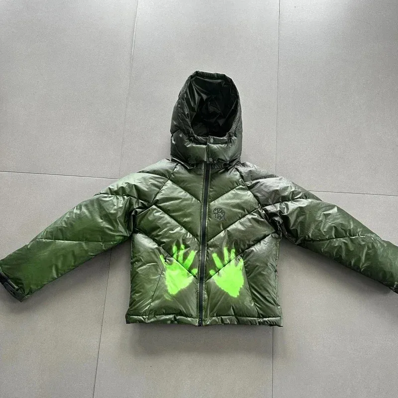 Mertra Heat Reactive Down Jackets Detachable Hooded Warm Coat For