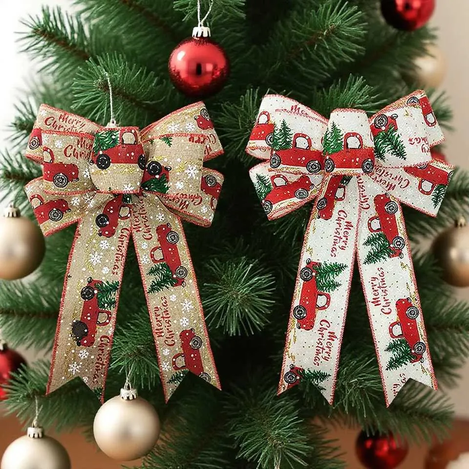 NEUE 2026 Weihnachten Band Bogen Weihnachtsbaum... Von 4,86 €