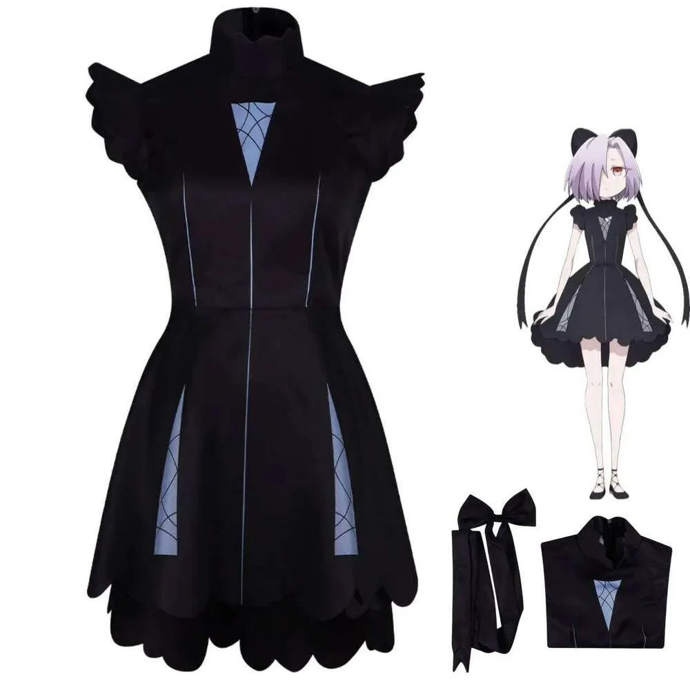 Costume De Cosplay Pour Femme, Robe Noire, Dessin Animé, Guerrier ...