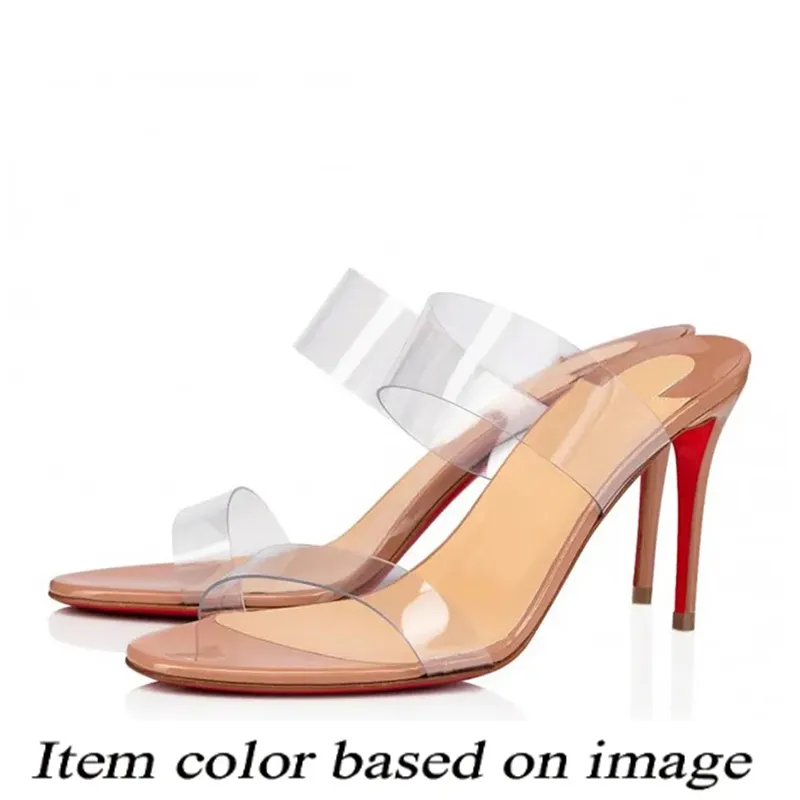 With Box Designer High Heel Bottom Womens Shoes Red Sole Wedge Luxury Pump Peep-toes Sexy Pointed Toe Platform Sandals Shoe