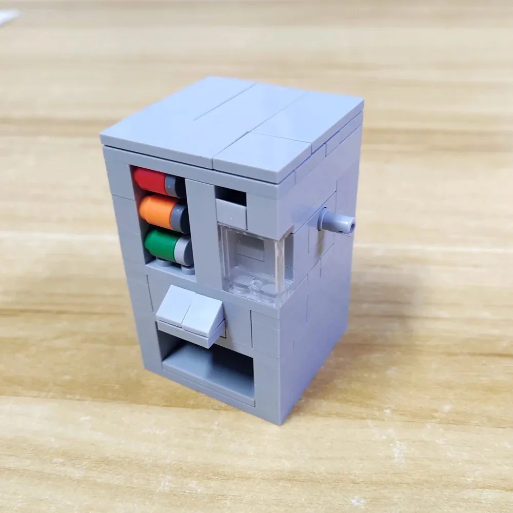 Vending Machine Block MOC Coin Operated Vending Machine Building Blocks DIY Educational Toy ...