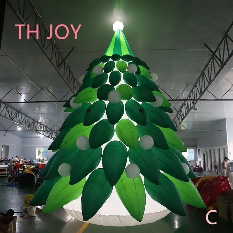 Giant Inflatable Christmas Tree Balloon 10m 33ft With Blower And White ...