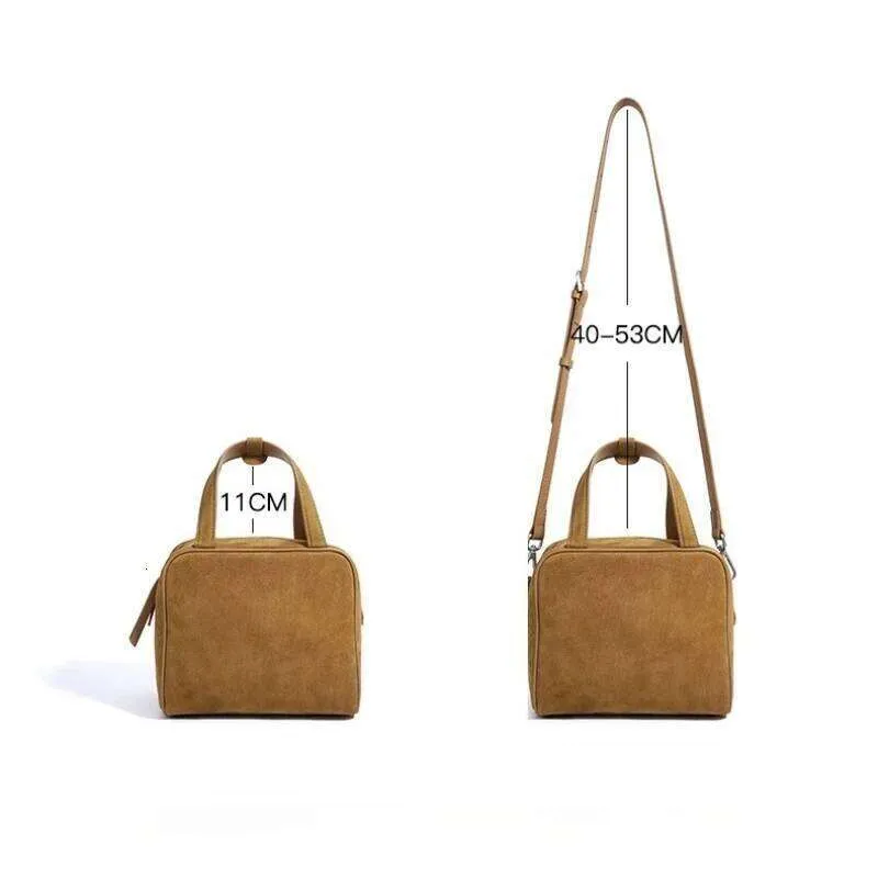 Retro dameshandtas van mat leer, geschikt voor bowlen, suède, dagelijks gebruik, casual kleine damestas._voghion.com