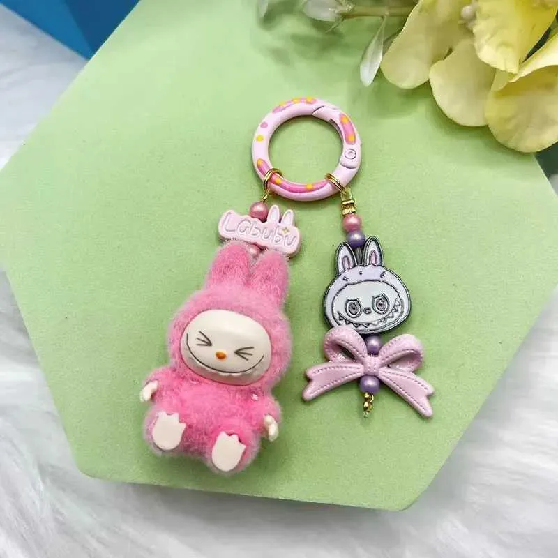 Portachiavi Kawaii In Peluche Morbido Con Campanella – Accessorio Decorativo Per Zaino E Borsa, Regalo Simpatico Per Donne