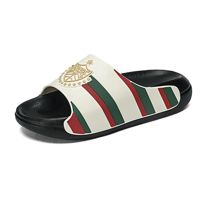 New Unisex Fashionable Cool In Large Outdoor Thick Height Increasing Soft Soled Comfortable Women Men Slippers Black_voghion.com