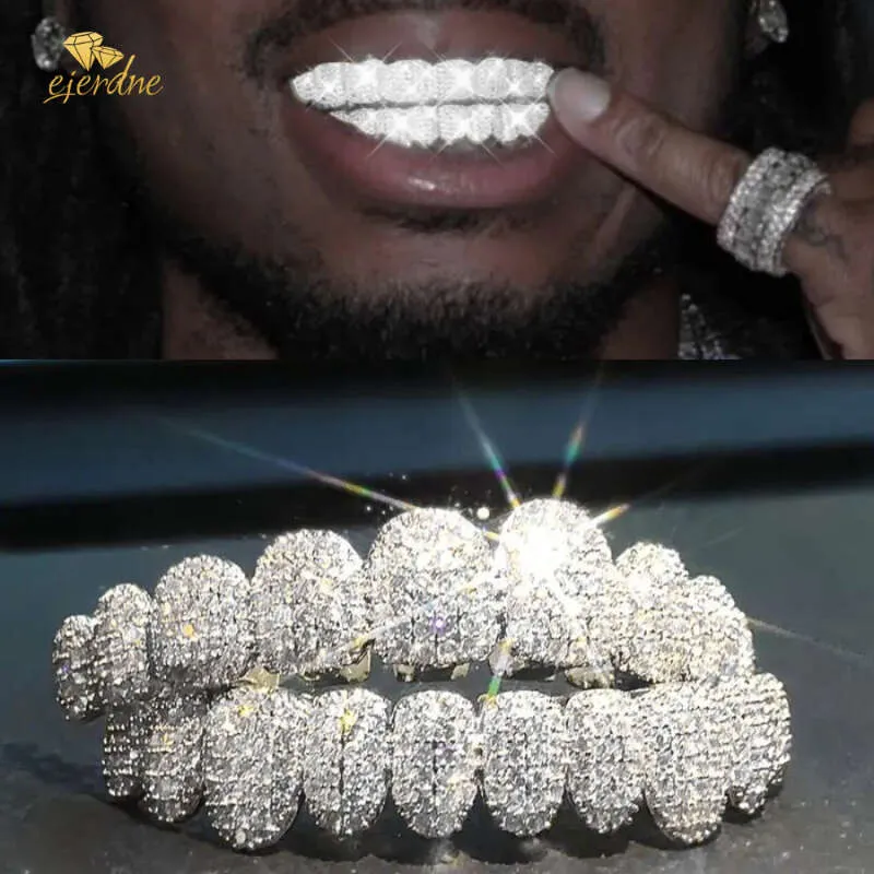 カスタム Vvs モアッサナイト Grillz アイスアウトヒップホップダイヤ 
