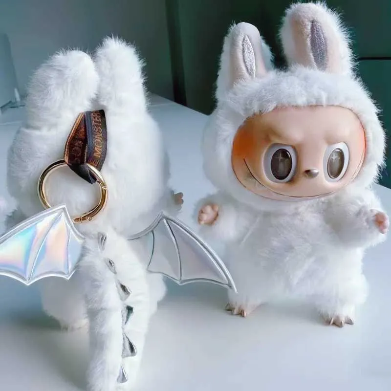 Labubu Angel Doll DIY Vinyl Pendant Decoration, Creative