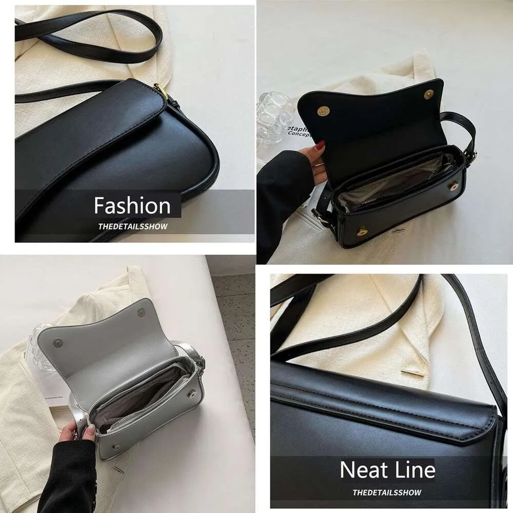 Y2K Womens Structured Shoulder Bag: Trendy Vegan From Zsc1985