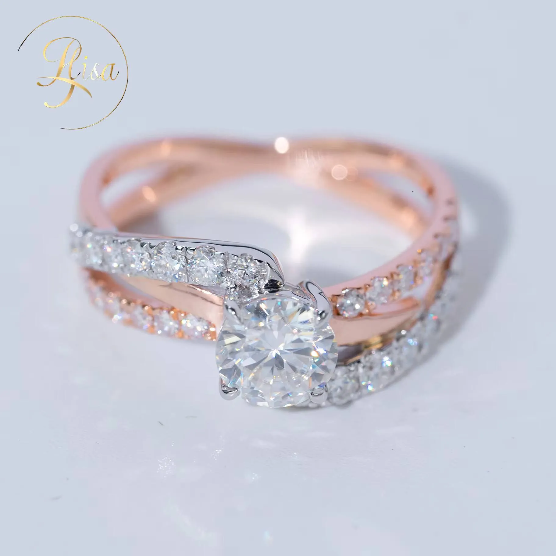 Vistoso Gouden Ringen Voor Vrouwen Echt 14K 585 Rose Gold Ring Fonkelende  Diamanten Natuurlijke Blauwe Saffier Luxe Trendy Fijne sieraden - AliExpress, image size:1824x1824
