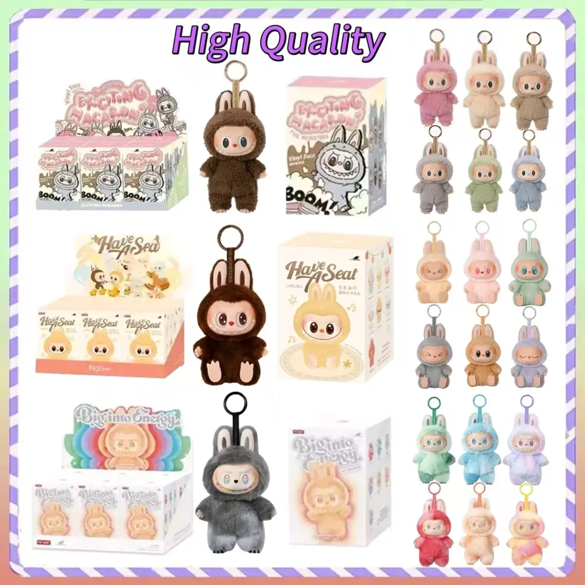 Labubu Blind Box Hazel Village Dolls V1, V2, And V3 Series Cute Monster ...