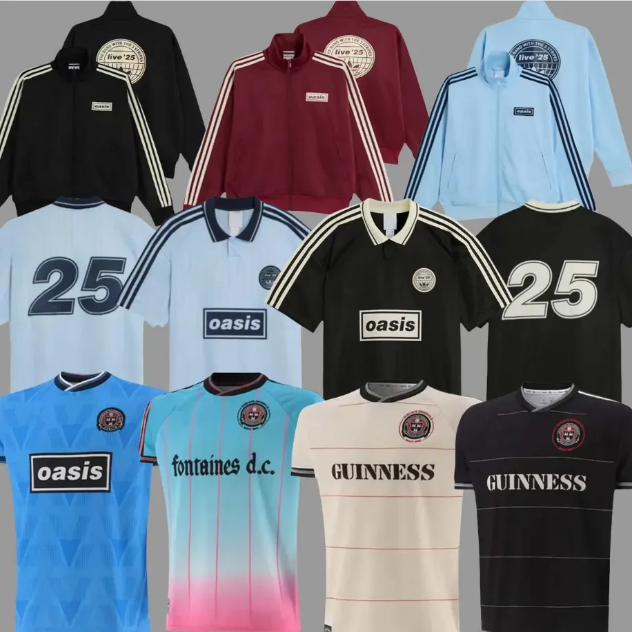 Oasis Live'25 Football Shirt Mサイズ Adidas Original x OASIS Live '25 Adidas Football Shirt Sky