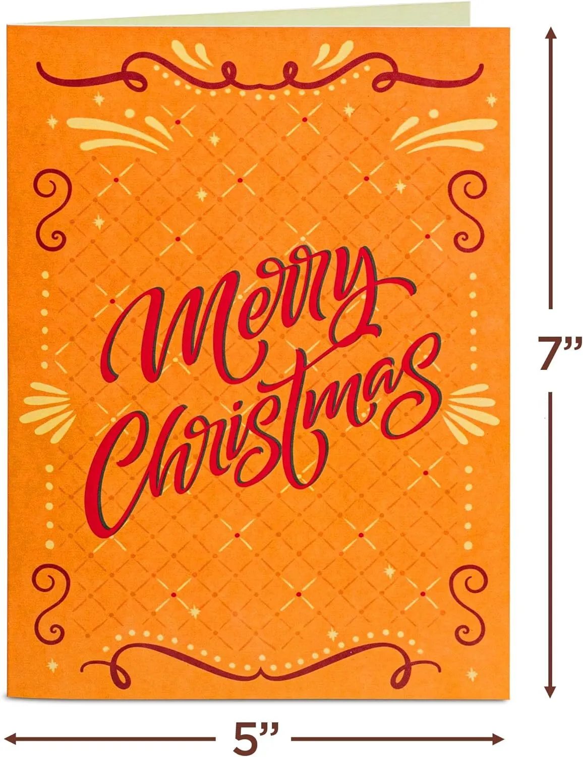 Paper Love 3D Pop-Up Weihnachtskarte | 12,7x17,8 Cm | Mit Umschlag & Notizanhänger