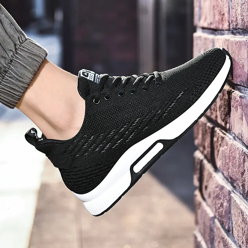 Sneakers Men Height Increase Insoles 6cm Elevator Shoes Chunky Taller Heel Lift Plus Size 37 251027_voghion.com