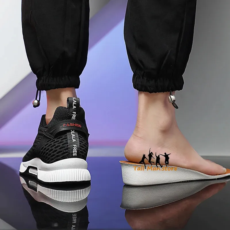 Height Increase Insoles For Men Chunky Elevator Shoe Heel Lifts_voghion.com