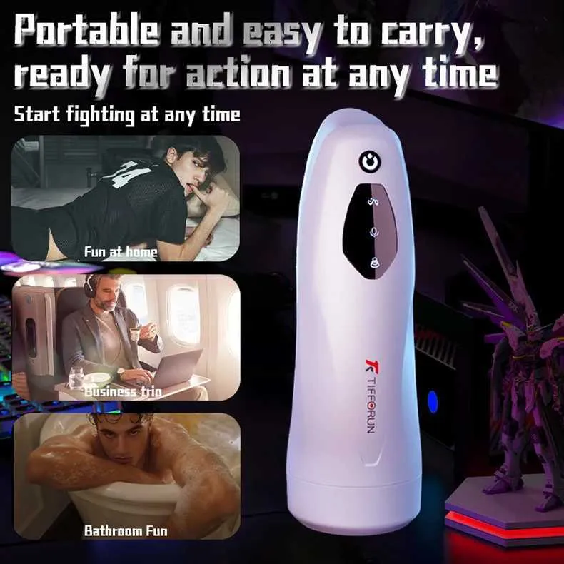 11A Smart Voice Control Male Masturbator Vibrating... From 40,39 €