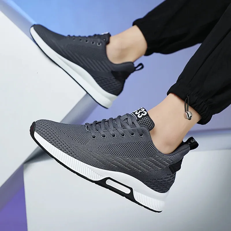 Sneakers Men Height Increase Insoles 6cm Elevator Shoes Chunky Taller Heel Lift Plus Size 37 251027_voghion.com