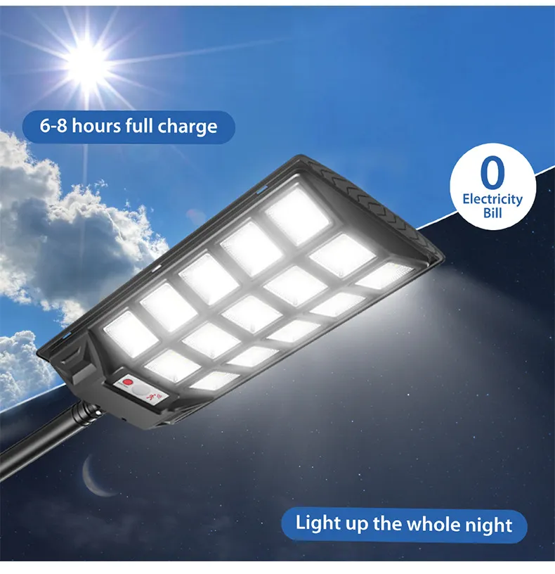 Durable Triple Directional Solar LED Lighting Fixture with Advanced ...