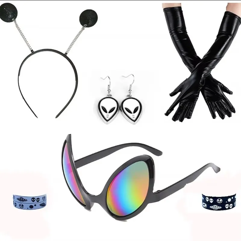 Space Alien Disco Fancy Dress Accessories Set ... From Htheaccessories ...