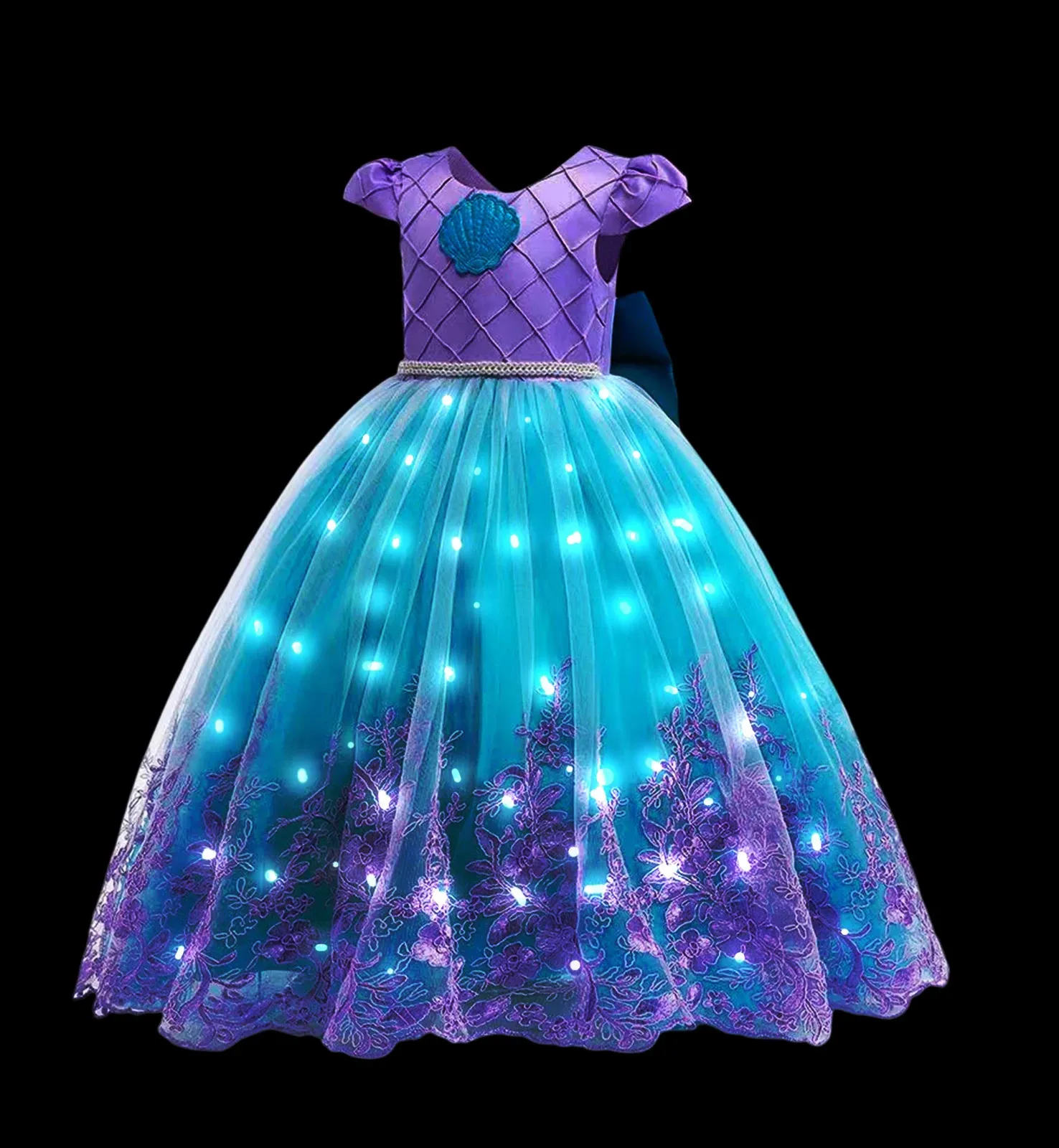 Girl Princess Dress With LED Lights Childrens... From Tonglian08, $18.94 |  DHgate.Com