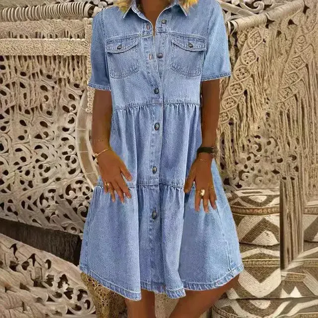chinese dress ladies Amazon.com: LOAIHA Womens Denim Dress Long Sleeve Buton Down Jeans Dress  Chambray Lapel Rolled Sleeve Shirt Dress Casual Trendy Spring Fall Maxi  Dress with Pocket : Clothing, Shoes & Jewelry