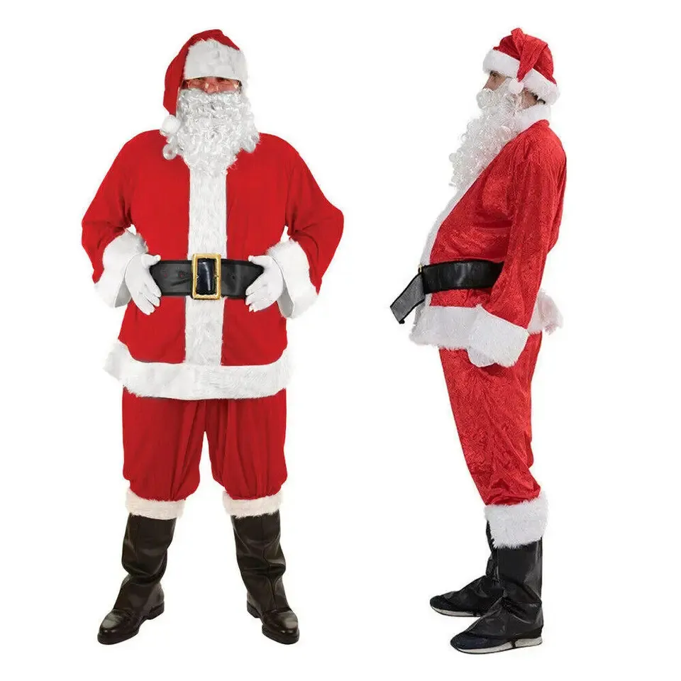 Father Christmas Outfit Velvet Santa Costume Set... From Bigwang01, Rs.1,025.49