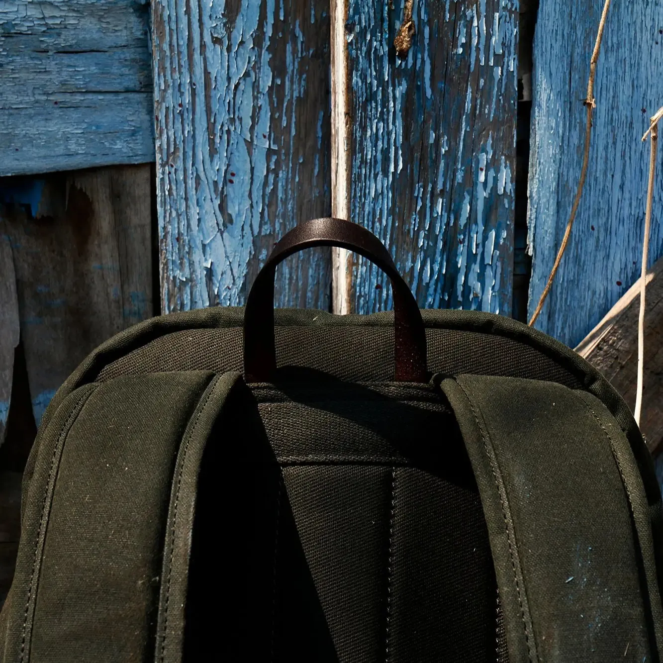 High Quality Waterproof 156inch Laptop Backpack Heavy Oil Wax Canvas Outdoor Travel Unisex School Bag With YKK Zipper_voghion.com